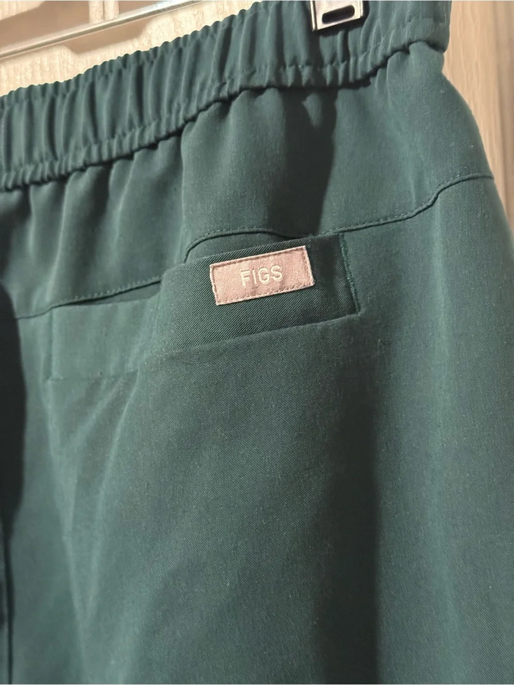 Figs Women’s Jogger Pants in Teal Green with Drawstring